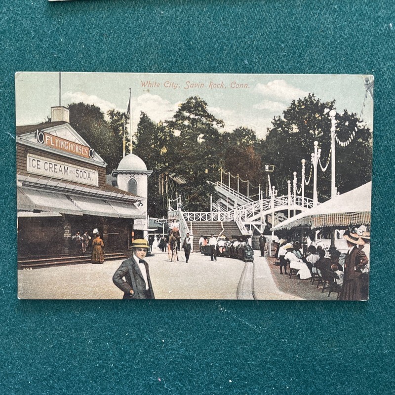 1911 Postcard White City Savin Rock Connecticut