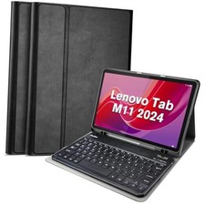 Case with Keyboard for Lenovo Tab M11 / K11 LTE 11" 2024, PU Leather Case
