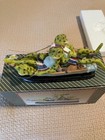 Fishing Frogs Figurine Resin Frog Couple Fishing Boat Whimisical Decor Wood Base — photo 8