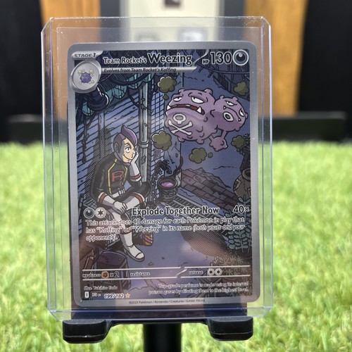 Team Rocket’s Weezing 199/182 SV10: Destined Rivals Illustration Rare