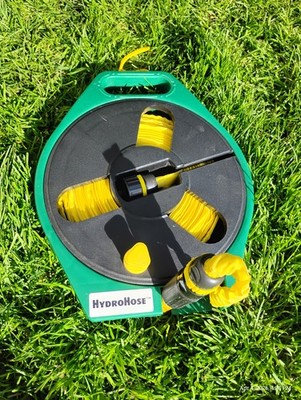 HydroHose 40 Ft Foot Flat Hose No Kink Hose and Reel As Seen ON TV!  Watering