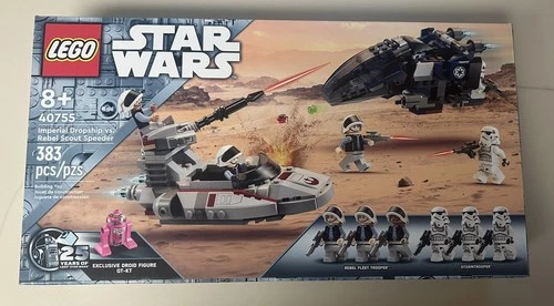 LEGO STAR WARS 40755 Imperial Dropship vs Rebel Scout Speeder New Sealed Retired
