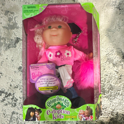 Cabbage Patch Kids e-doption Kids Barbie 6in Doll Pink Outfit In Box 2004