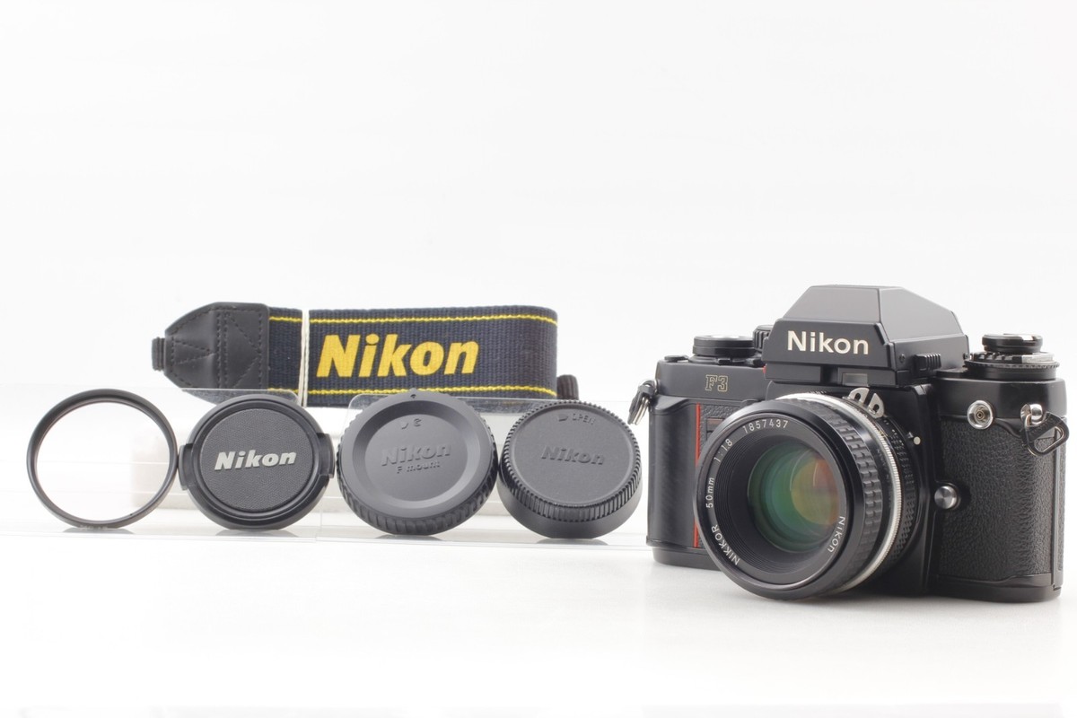 Near MINT Lens w/ Strap】 Nikon F3 Eye Level SLR Camera Ai