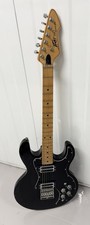 Peavey T-60 T60 Chitarra Elettrica Nera USA Vintage Maple Neck Dual Humbucker 1979