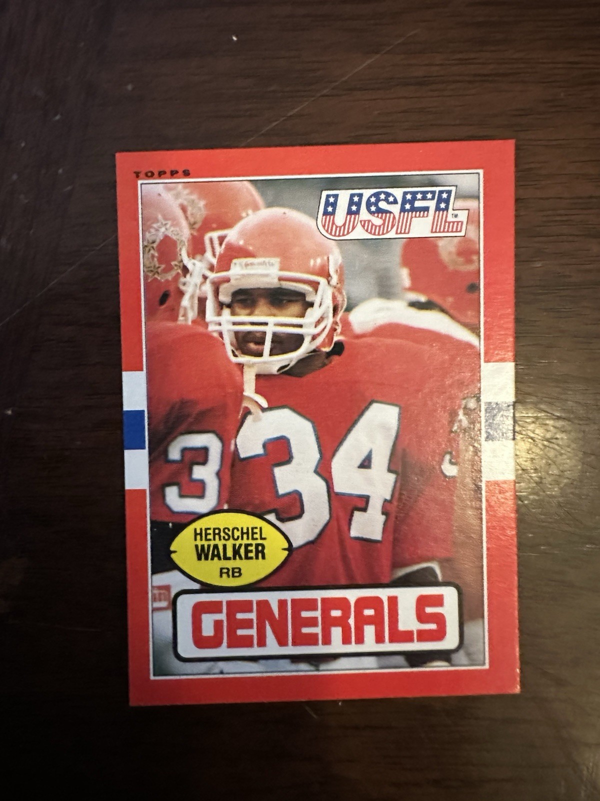 1985 Topps USFL #86 Herschel Walker NM