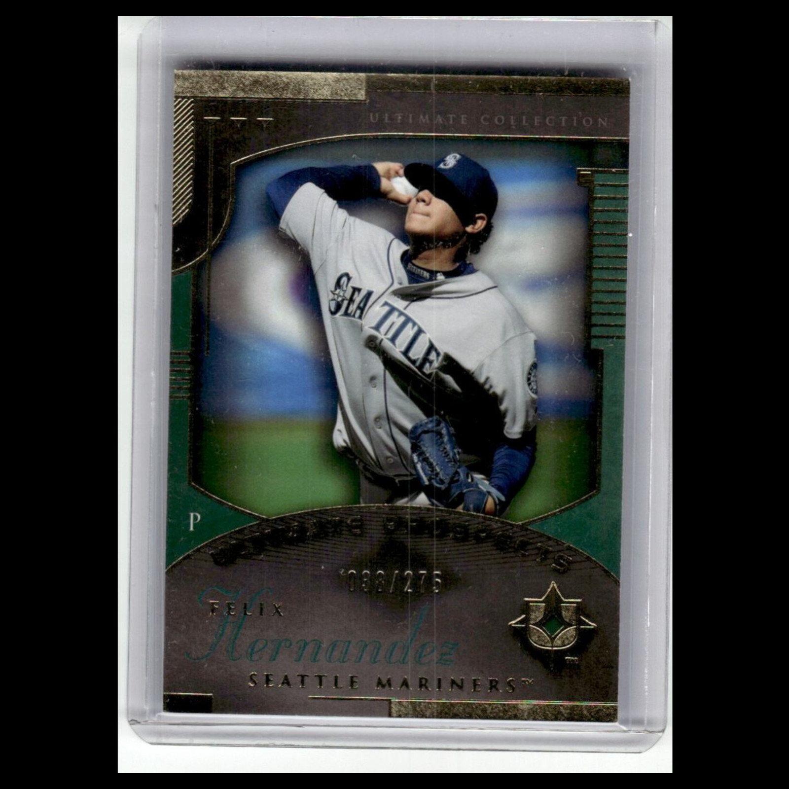 Felix Hernandez /275 #224 2005 Upper Deck Ultimate Collection Seattle Mariners