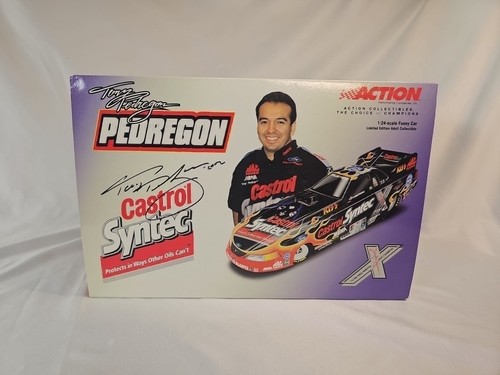 Signed Action Tony Pedregon Castrol / KISS 30th Anniv. 2002 Mustang Funny Car