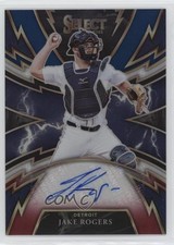 2021 Panini Select Sparks Signatures Tri-Color Prizm 16/49 Jake Rogers Auto nd3