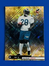 1999 UD HoloGrFx Marshall Faulk Rams AuSome Gold Parallel Football Card #AU47
