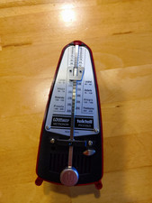 Metronom Wittner Taktell Piccolo weinrot, made in Germany, top Zustand