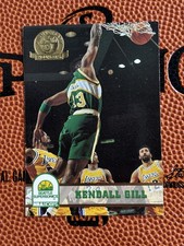 1993-94 NBA Hoops 5th Anniversary Gold Kendall Gill Parallel #408 Sonics