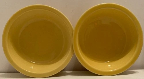 Fiesta Ware Yellow 8.5” Large Round Serving Nappy Bowl HLC