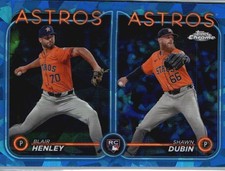 2024 Topps Chrome Update Sapphire Edition #USCS252 Blair Henley / Shawn Dubin