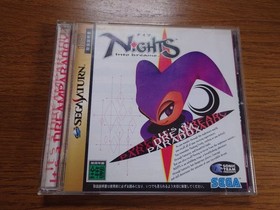 Sega Saturn Nights into Dreams Game & Controller Limited Edition Good Disk Condi