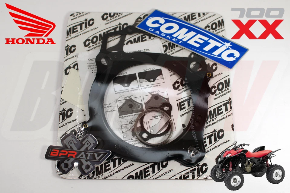 Kit de reconstrucción de extremo superior Honda TRX700XX CP 11:1 kit de pistón + juego de juntas Cometic BPRATV Foto 4 de 4
