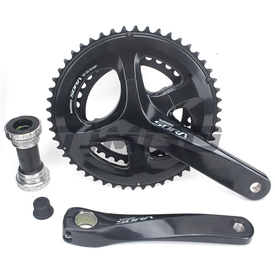 Shimano Sora R3000 2×9 Speed Groupset Crankset RS501 Derailleur ST-R3000 HG400-9 - Image 4 of 4