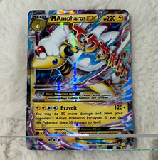 The Pokemon Company M Ampharos EX 28/98 Ancient Origins Ultra Rare Holo 220 HP