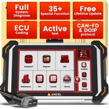 ANCEL DS600 Elite OBD2 Car Scanner Full System Diagnostic Tool ECU Coding