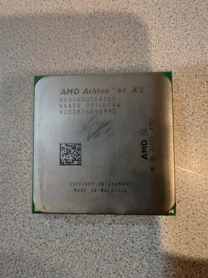 AMD Athlon 64 X2 4800+ 2.5GHz Dual-Core AD04800IAA5D0 Processor Working
