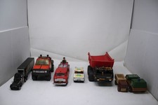 Konvolut Spielzeugautos Blechspielzeug Feuerwehr - Tonka - Lucky - Krupp Kipper