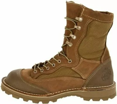 New in the Box US Military Wellco E163 USMC stamp Desert Tan Rat Boot 9W