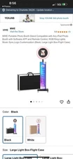 MWE 360 Photo Booth Machine with RGB Strip Light and Flight Case