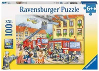 4005556108220 Puzzle 100 ElementóW Xxl. Straż PożArna Ravensburger