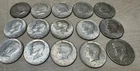 Kennedy Half Dollars 40% Silver Lot of 15 - 1965 1966 1967 1969