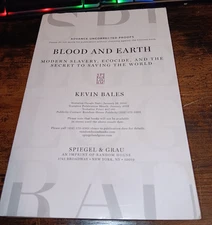 Adv. Uncorrected Proofs, Blood and Earth:Modern Slavery,Ecocide, by Kevin Bales