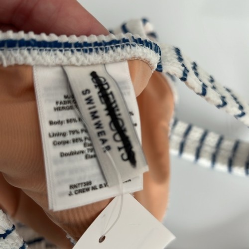 NWT $65 CREWCUTS J. CREW Girls' smocked two-piece swimsuit 10 - Picture 5 of 15