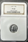 1957 Silver Proof Roosevelt Dime NGC PF68