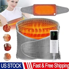 9 Modes Electric Heat Pad Heating Belt Warmer Waist Back Pain Relief Adjustable