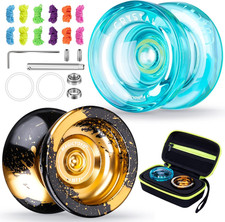 MAGICYOYO Gift Pack of 2 Yoyos - Responsive Yoyo K2 Crystal and Unresponsive