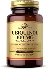 Solgar Ubiquinol 100 mg, 50 Softgels EXP:11/27