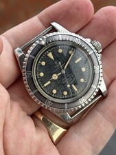 1963 Tudor Submariner 7928 Gilt Chapter Ring PCG Long 5 Ghost Bezel Rolex Case