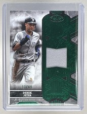 Derek Jeter 2025 Topps Tier One #T1LR-DJ Green Legend Patch /40