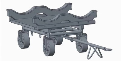 3Dprinted 1/72 Scale Armed Helicopter Missile Loader unpainted model