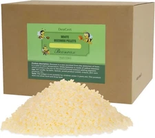 Beeswax Pellets 10LB Cosmetic Beeswax Triple Filtered Beeswax Pastilles for