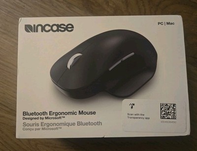 Incase Bluetooth Ergonomic Mouse Designed by Microsoft Wireless Black