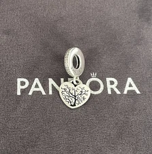 Pandora Grandma CZ Charm Pendant S925 Sterling Silver