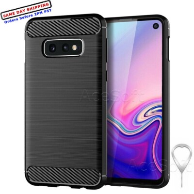 High Quality Carbon Fiber TPU Armor Cover for Samsung Galaxy S10e SM-G970U Phone