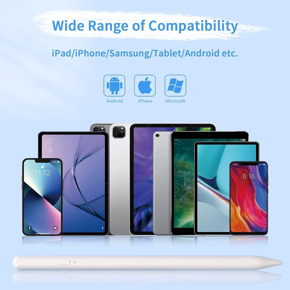 Universal Rechargeable Pencil for iPhone/iPad/Samsung/Android/Tablet Smartphone - Image 3 of 4