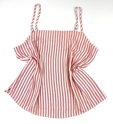 Women s PopSugar Red Stripped Tank Blouse Size XXL