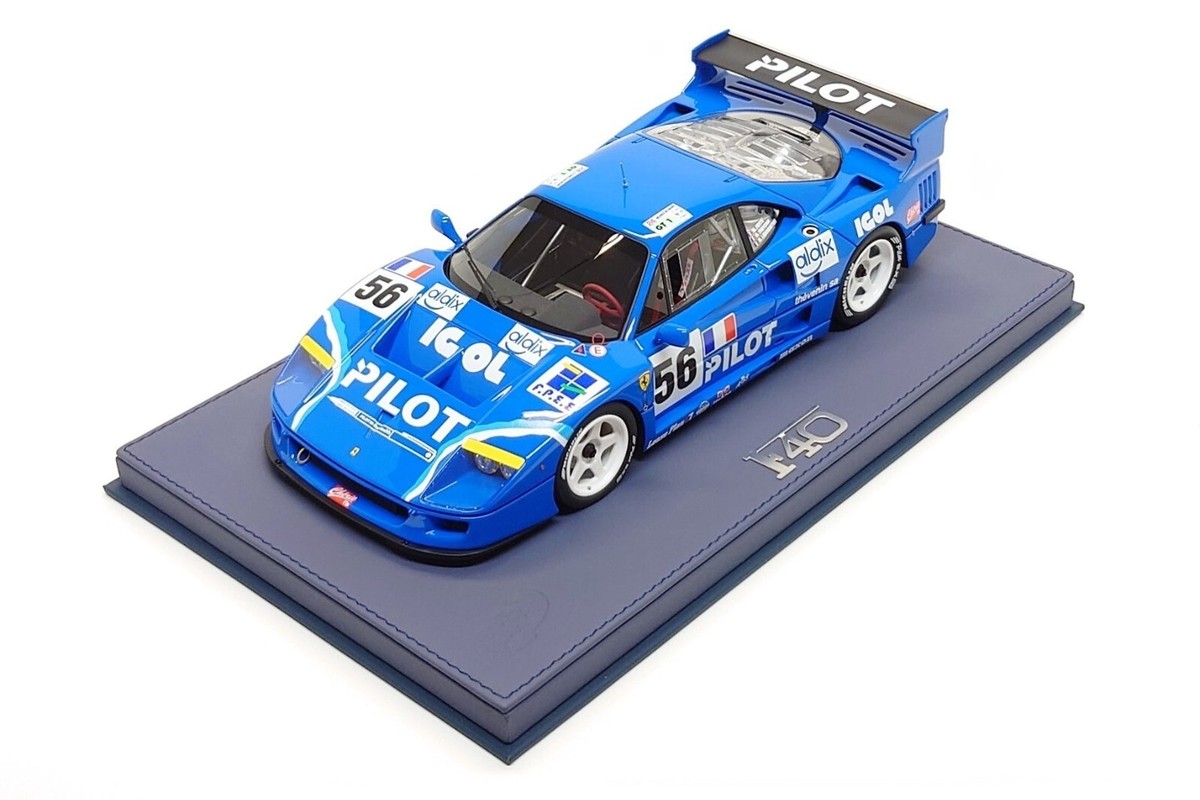 BBR Deluxe 1:18 Ferrari F40 LM #56 Pilot Pen Racing - 24h Le BBR Deluxe 1:18 Ferrari F40 LM #56 Pilot Pen Racing - 24h Le
