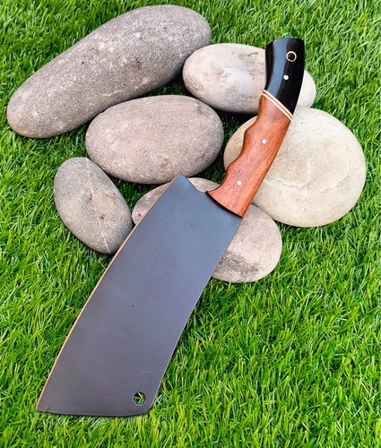 Professional chef cleaver With Leather Sheath Full Tang 12 INCH - Picture 3 of 18