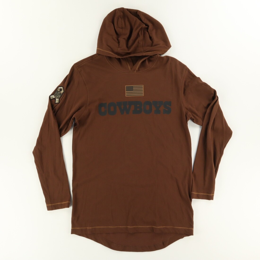 Long Sleeve Dallas Cowboys Salute To Service Mens Hoodie Dallas