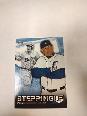 2015 Topps  MIGUEL CABRERA  Stepping Up - DETROIT TIGERS -  #SU-7 (PWE)(03)