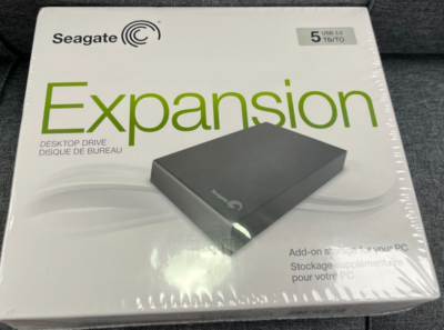 Seagate Expansion 5TB Desktop Drive for PC USB 3.0 Model
