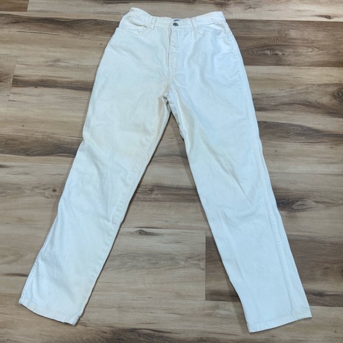 Vintage Jordache Women's White Mom High 